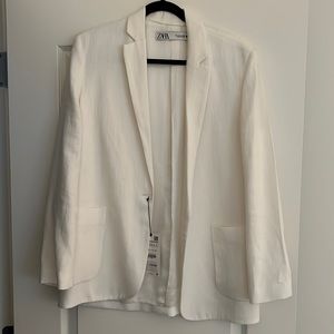Zara linen blazer- BRAND NEW